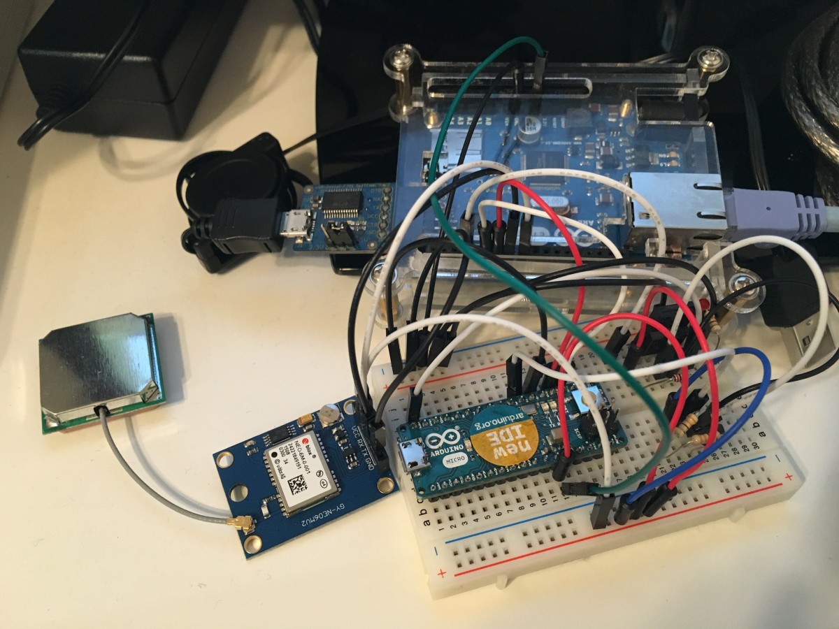 Reading GPS data using Arduino and a U-blox NEO-6M GPS receiver