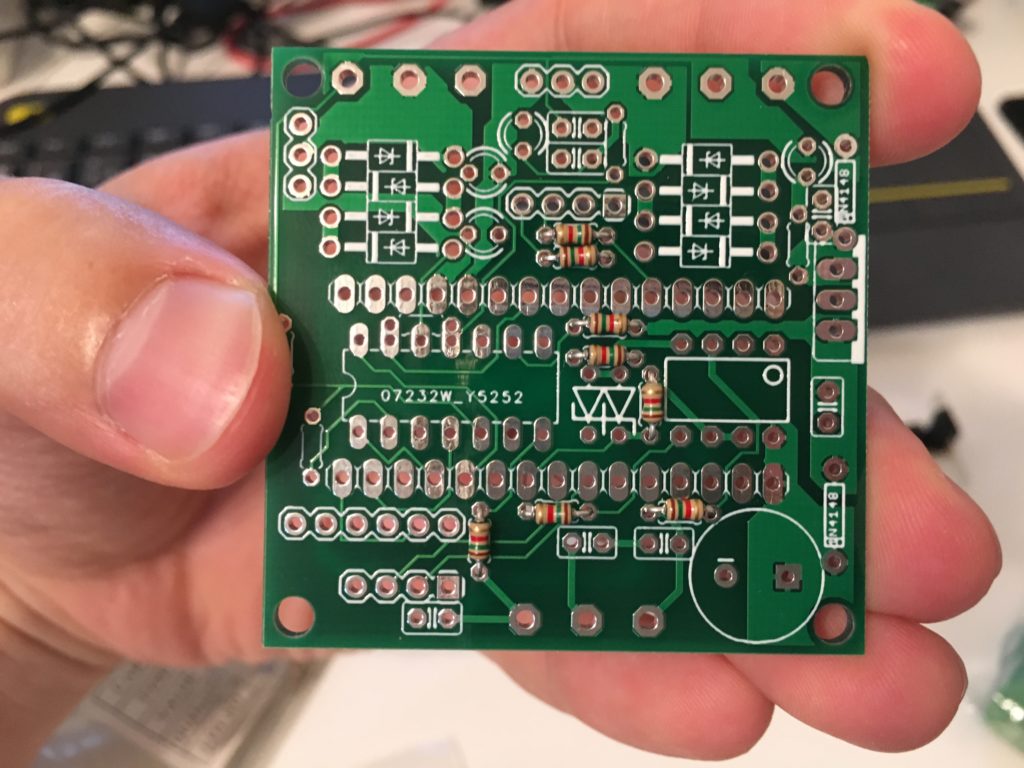 Fuelino proto2 PCB soldering 1